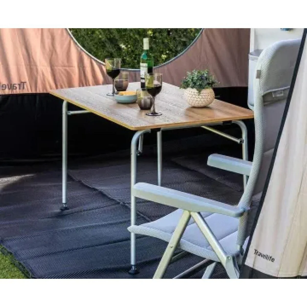 Travellife Sorrento Table Honeycomb Brown 80 2129230 - Image 6