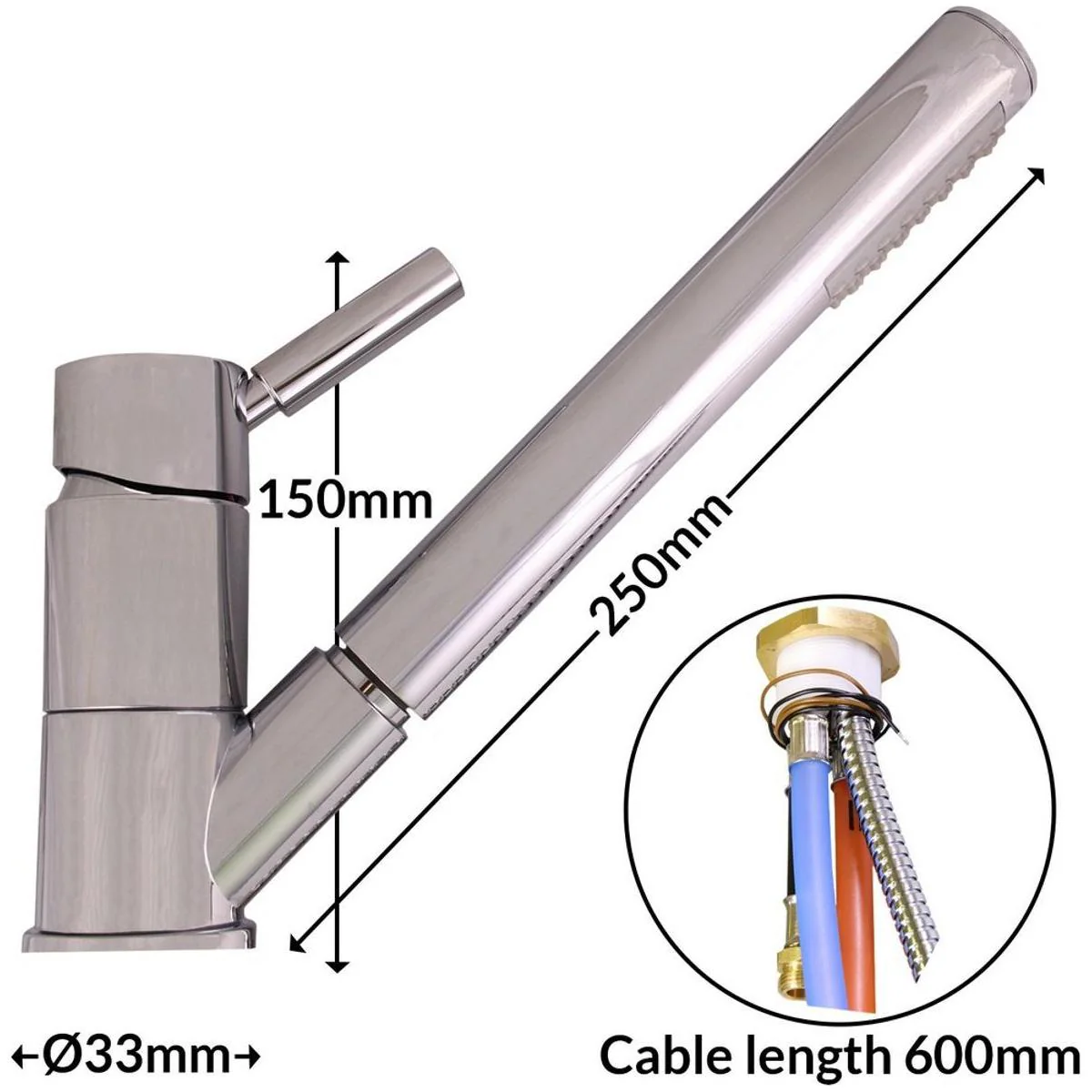 Trend E Single Lever Shower Tap - Image 2