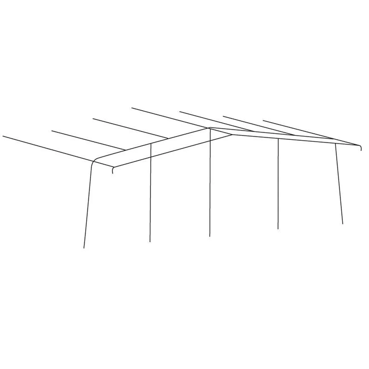 TRIGANO Poled Caravan Awning ATLANTIQUE 270 (2.7m Depth) - Image 9
