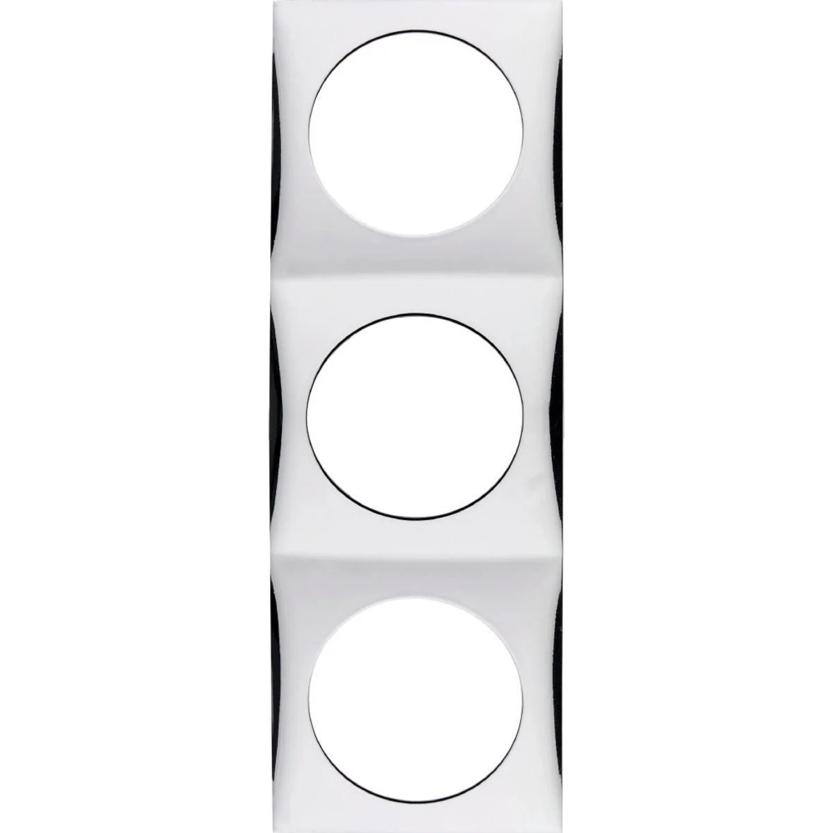Triple Frame Gloss Chrome Modern and Sleek Triple Frame for Your Caravan or