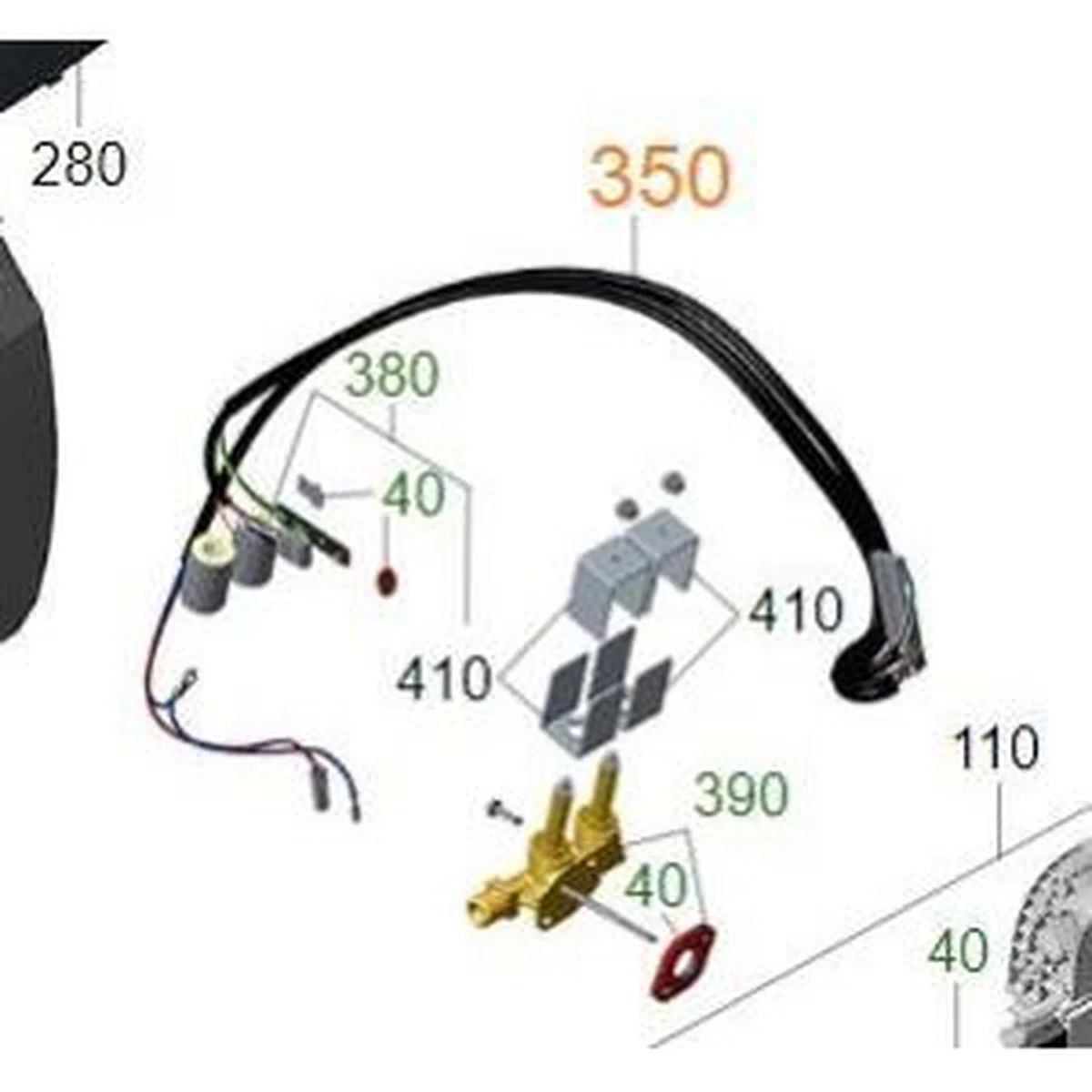 Truma Combi 2E Cable Harness 34020-59800 - Image 2