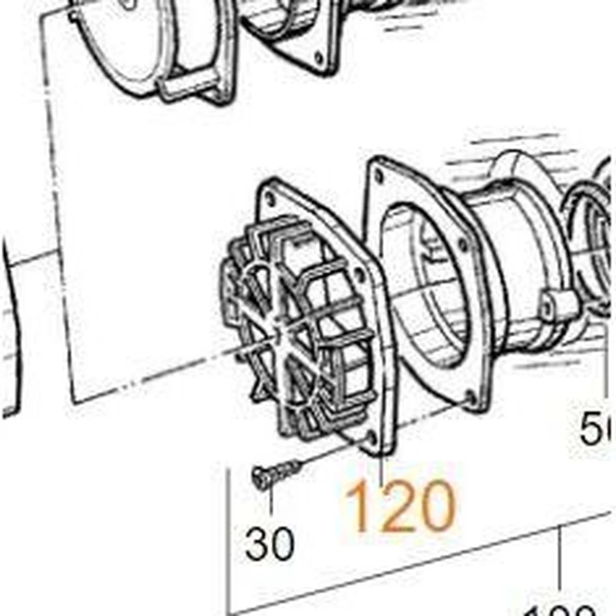 Truma Cowl Grill Only 30020-22200 - Image 2