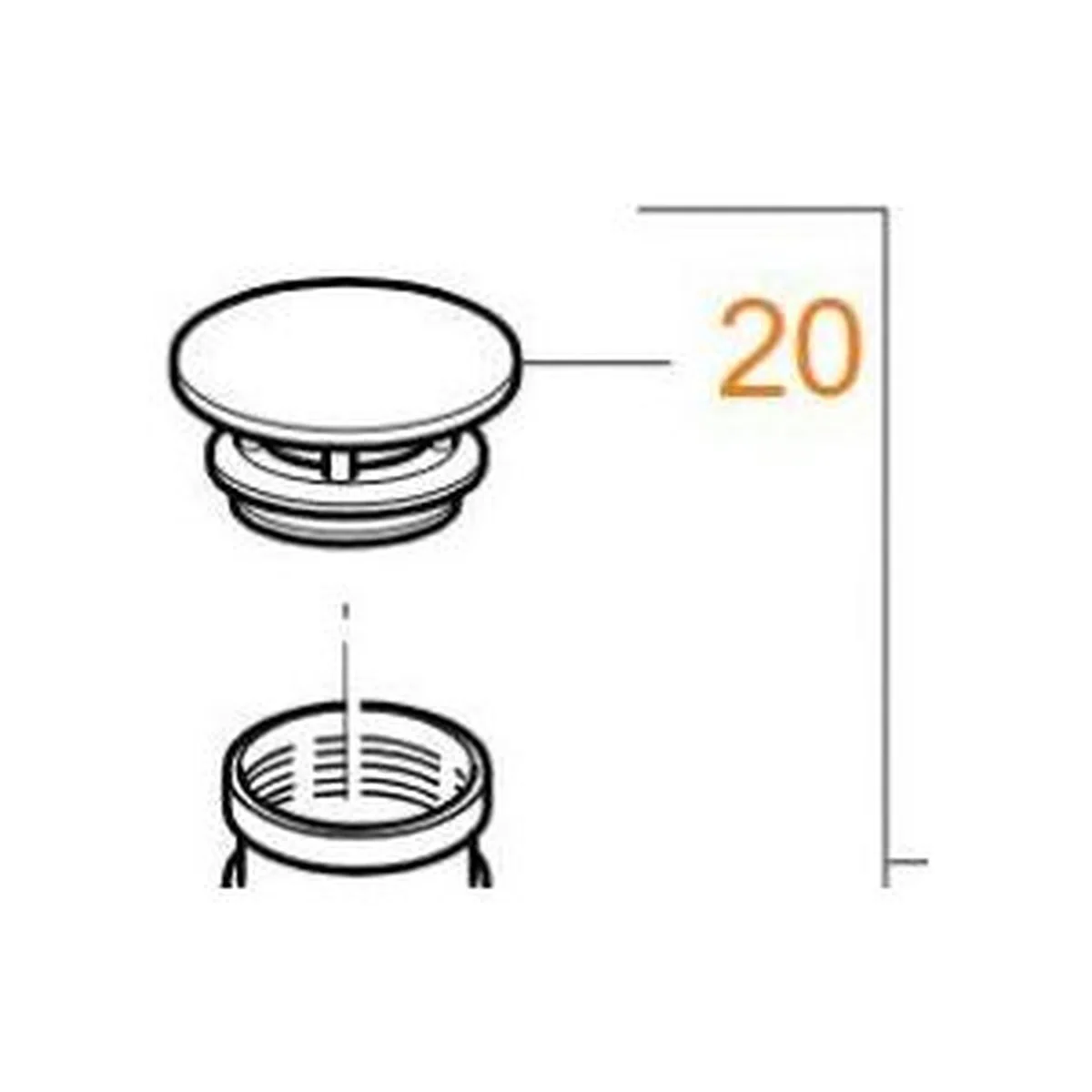 Truma Exhaust Cowl Screw Top Kd 30010-20900 - Image 2