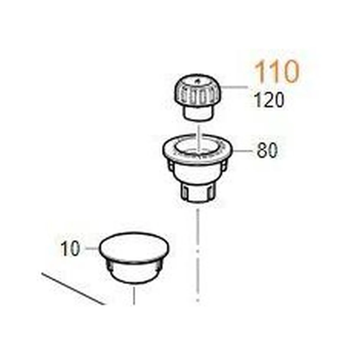 Truma S3004/5004 Control Knob 30090-90400 - Image 2