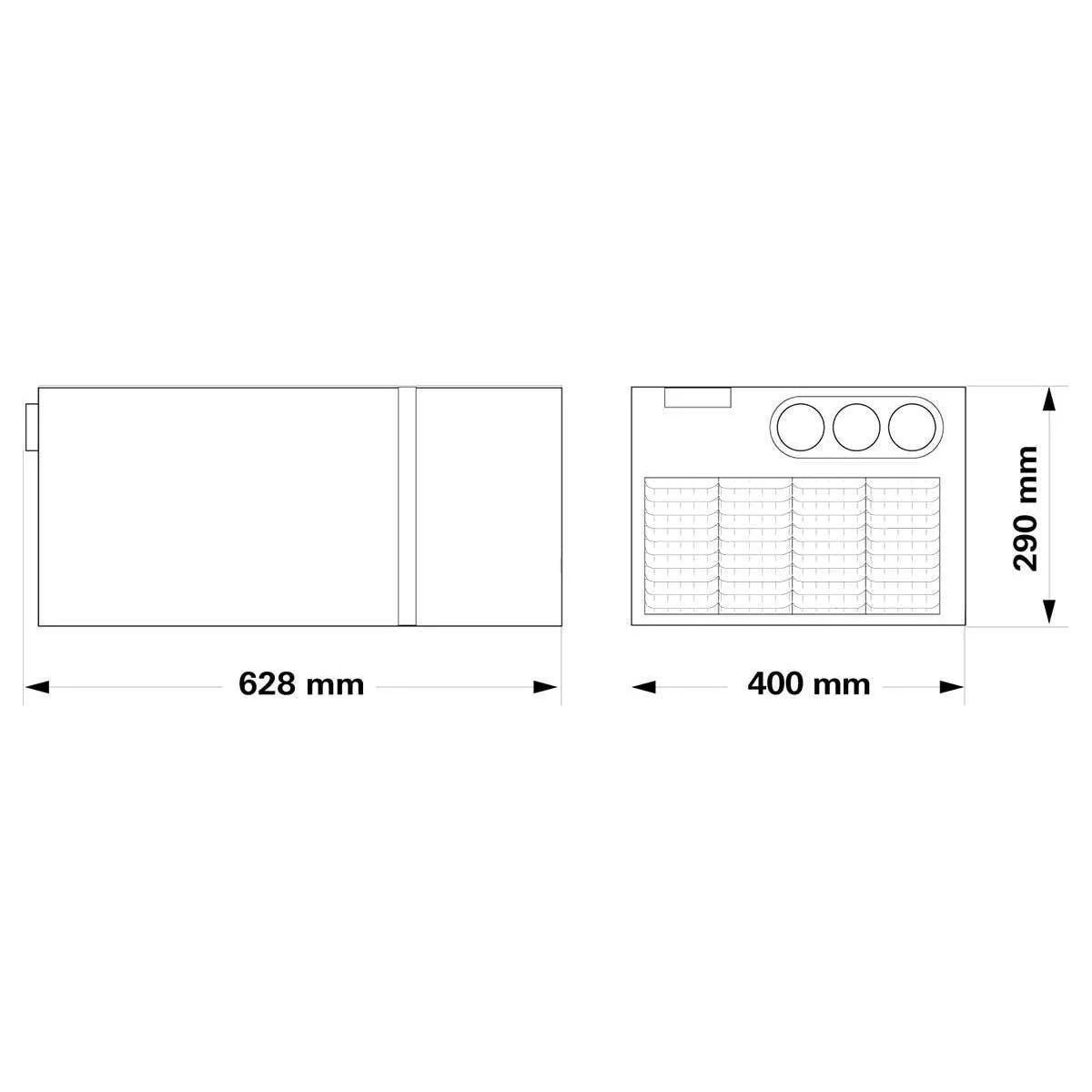 Truma Saphir Comfort RC Storage Compartment Air Conditioner & Heater For Vehicles Up To 6.5m Long – 44035-01 - Image 3