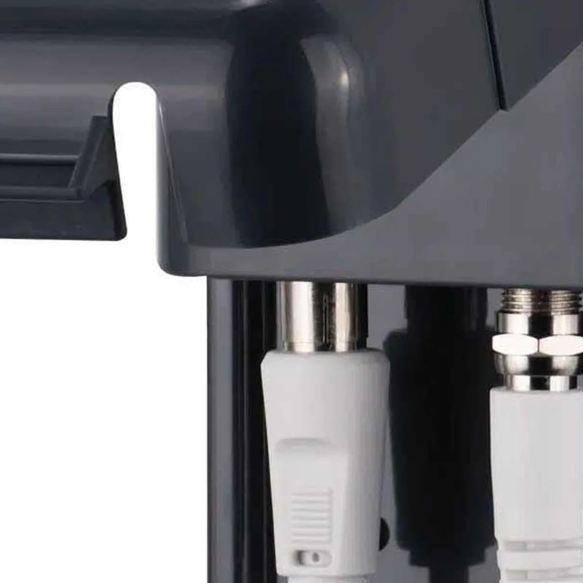 Twin Coax & 'F' Weatherproof Socket - Anthracite