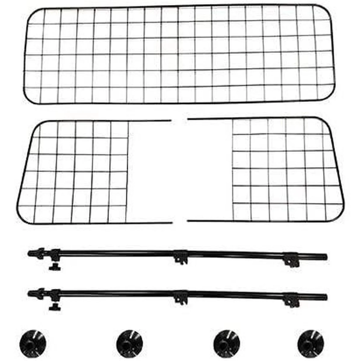 Universal Dog Guard Adjustable Safety Travel Dog Pet Car Mesh Barrier - Image 5
