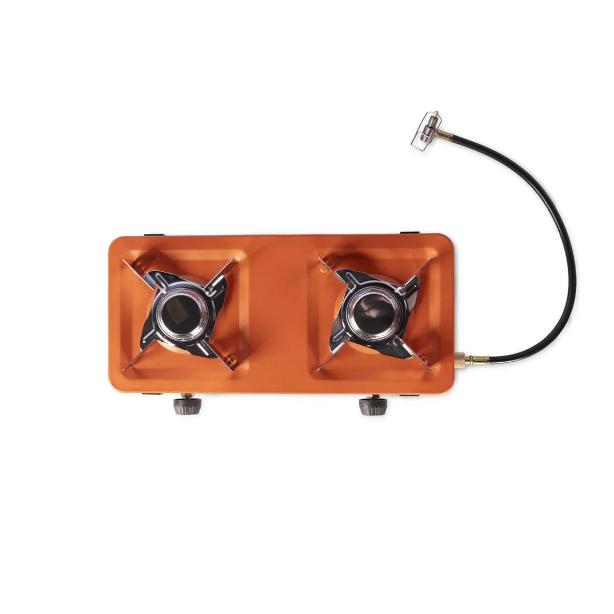 Vango Blaze Double Gas Cooker Camping Fishing Stove Burnt Orange - Image 8