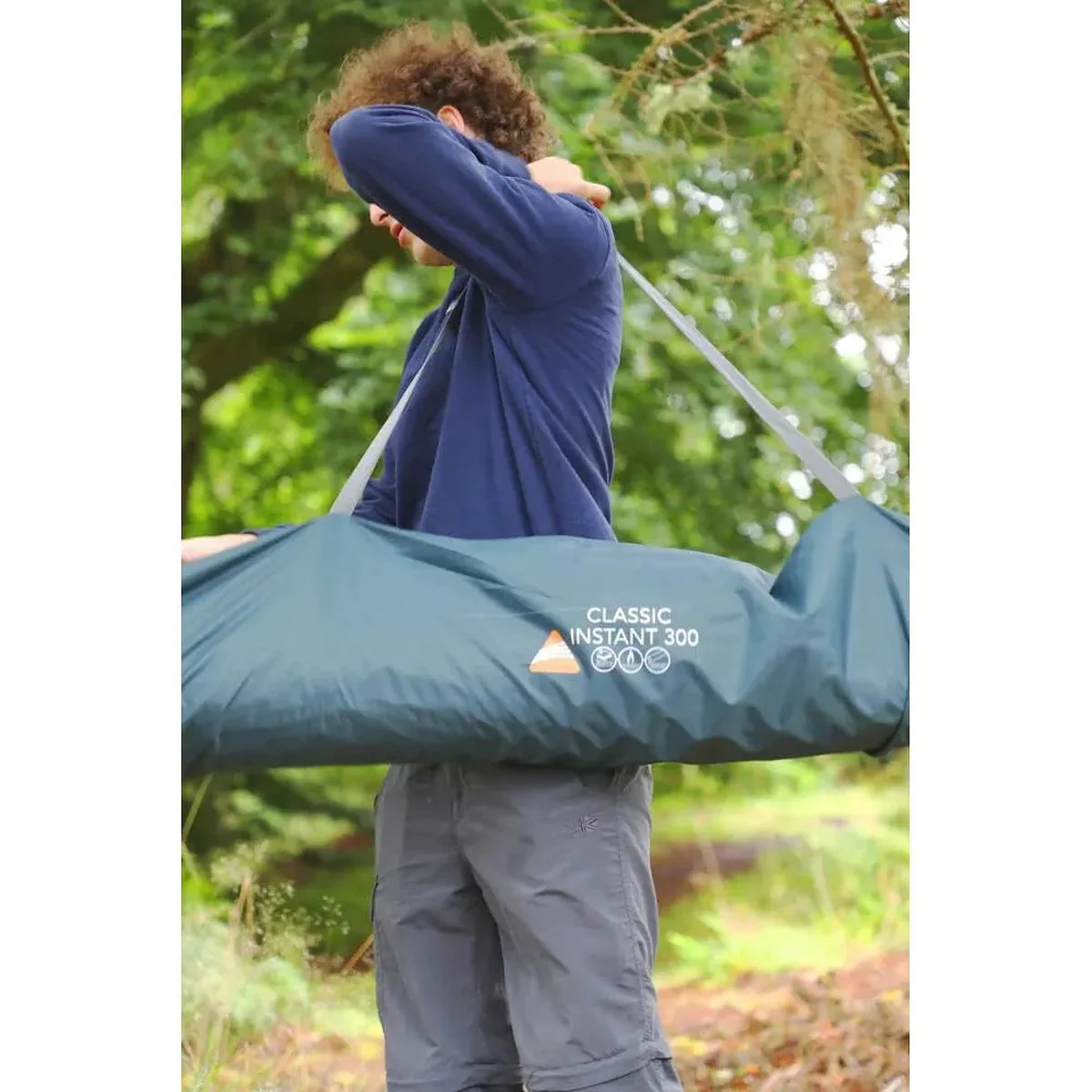 Vango Classic Instant 300 Deep 3 Person Blue Tent - Image 5