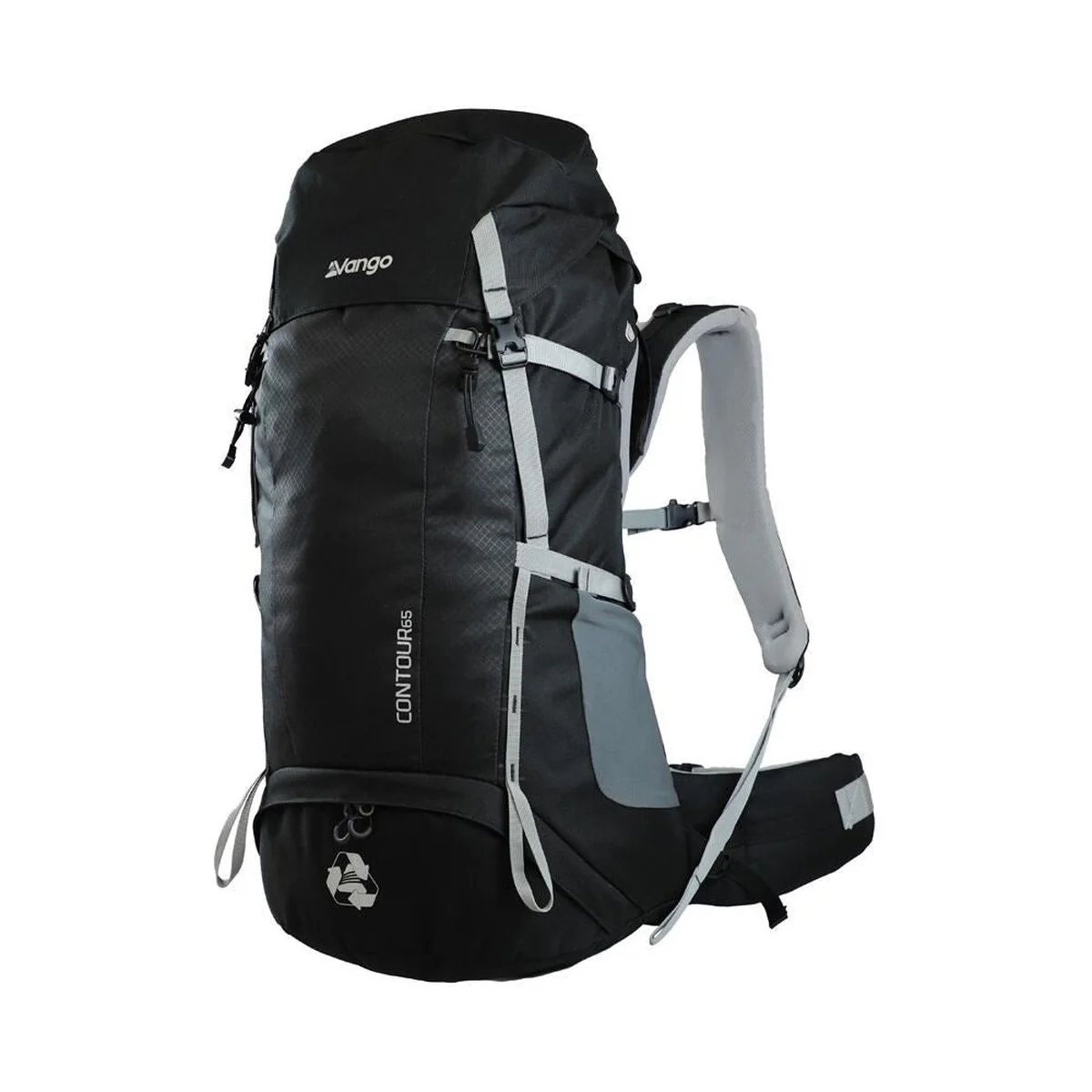Vango Contour 65 Black Rucksack Backpack