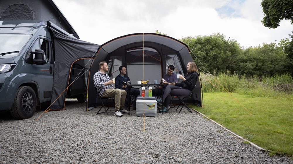 Vango Cove III Mid Smoke Drive Away Awning (215-255) - Image 4