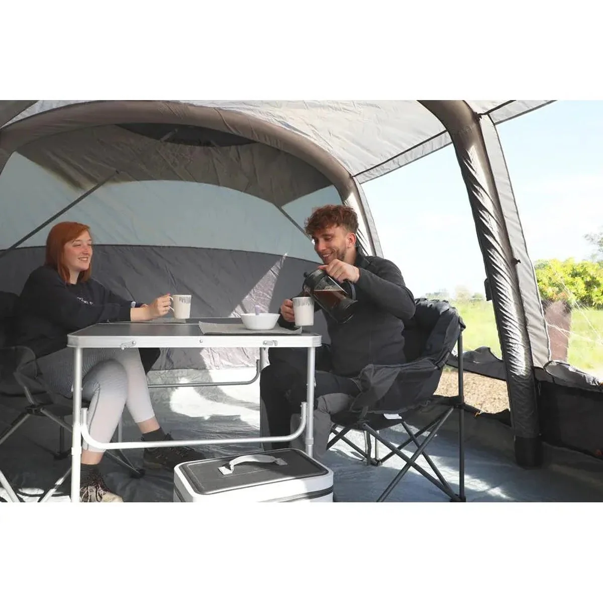 Vango Embrace Chair Std Granite Grey Chair - Image 4