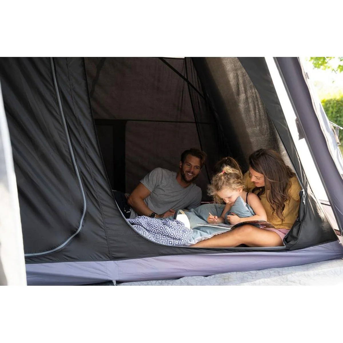 Vango Galli Awning Inner Bedroom Tent Storage Midnight Grey BR005 Sleeps 2 - Image 6