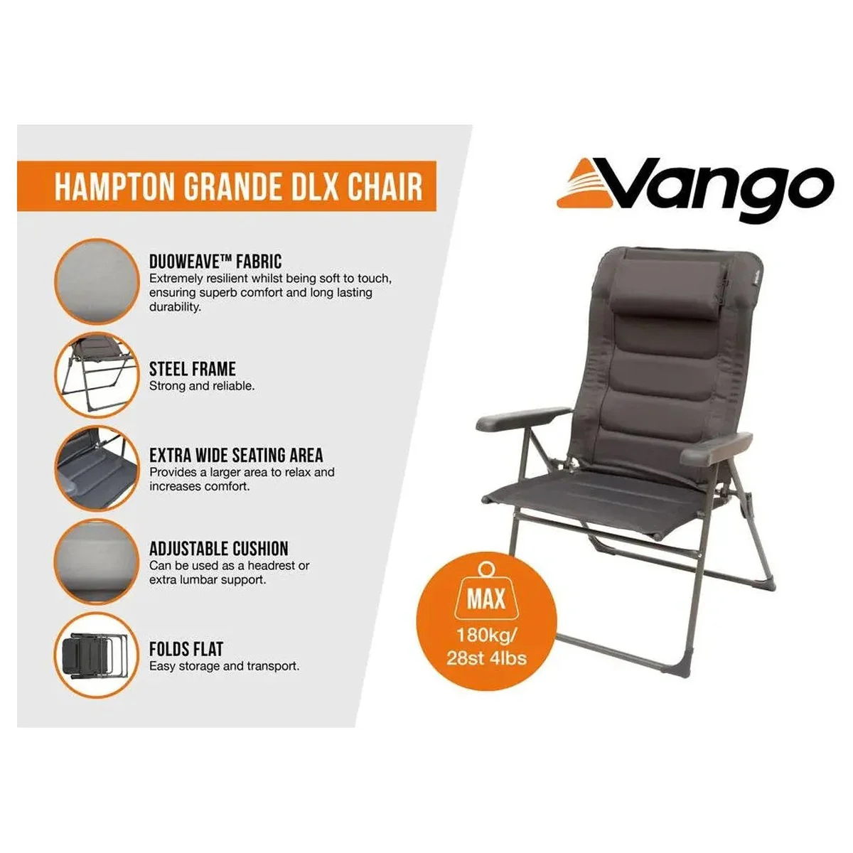 Vango Hampton Grande DLX Chair Grande Excalibur Chair - Image 2