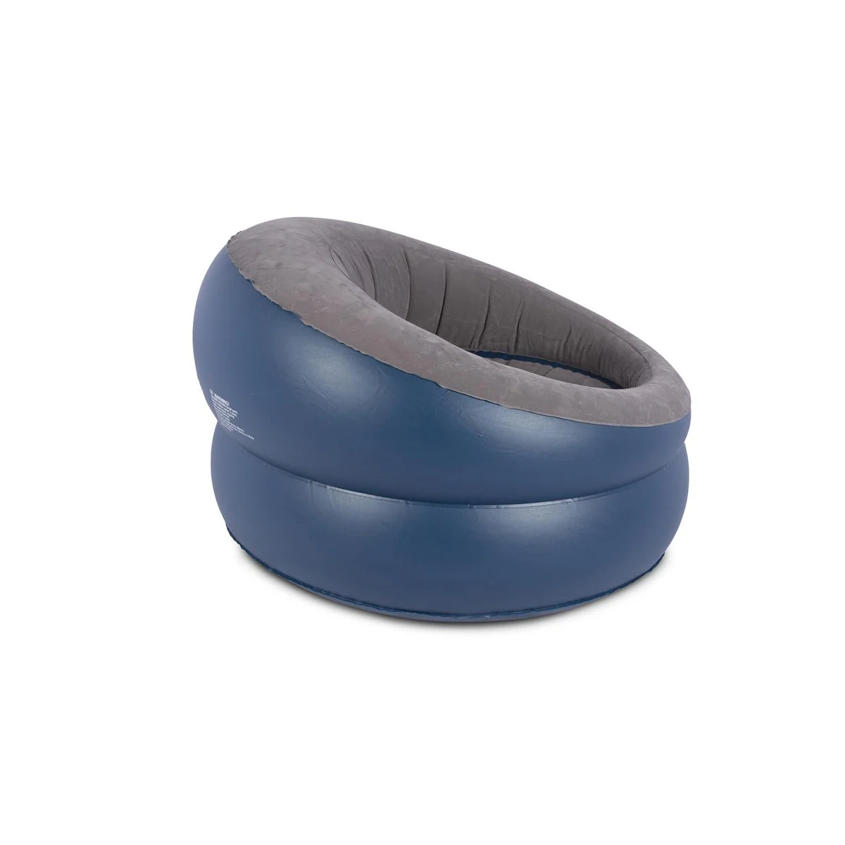 Vango Inflatable Donut Flocked Camping Chair Dark Blue - Image 3