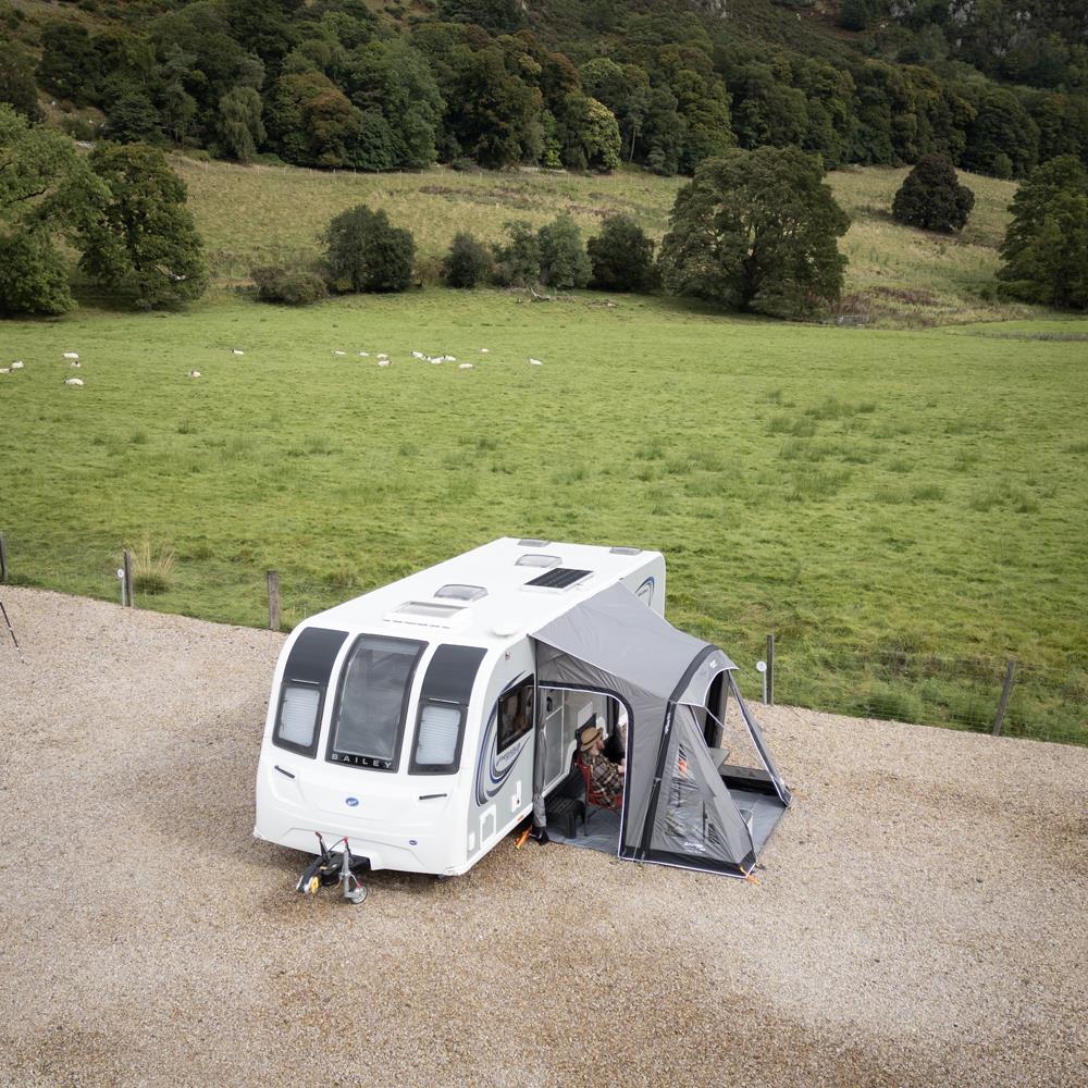 Vango Palma Air 260 Caravan Awning Inflatable Cloud Grey - Image 11