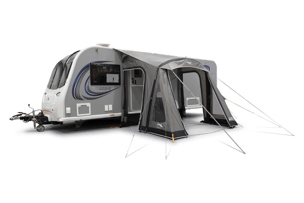 Vango Palma Air 260 Caravan Awning Inflatable Cloud Grey - Image 5