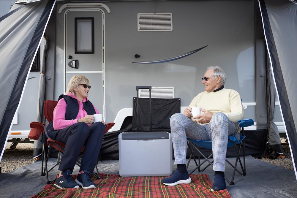 Vango Palma Air 330 Caravan Awning Inflatable Cloud Grey - Image 12