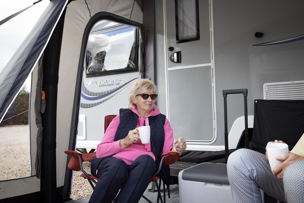 Vango Palma Air 330 Caravan Awning Inflatable Cloud Grey - Image 15