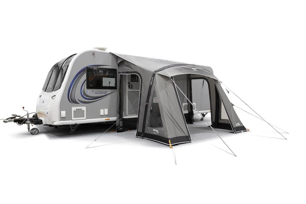 Vango Palma Air 330 Caravan Awning Inflatable Cloud Grey - Image 6