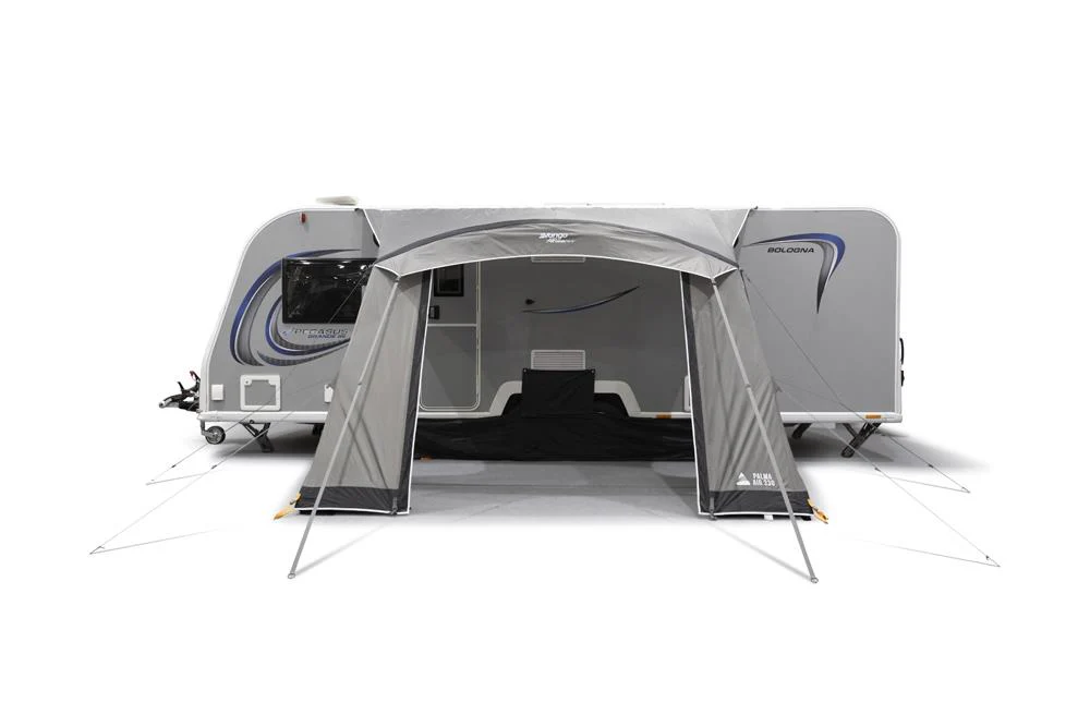 Vango Palma Air 330 Caravan Awning Inflatable Cloud Grey - Image 7