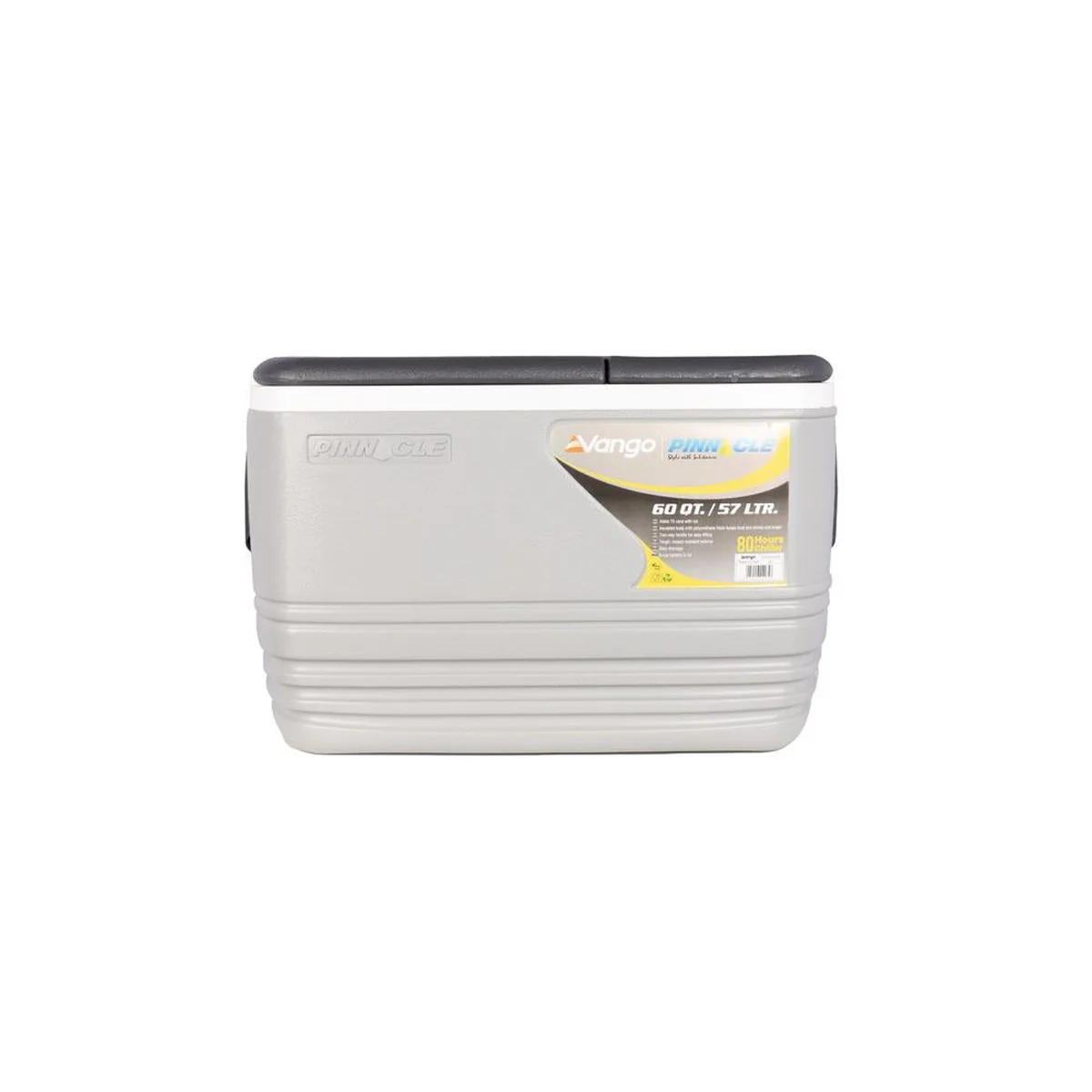 Vango Pinnacle 60 QT 57L Grey 80 Hour Picnic Camping Cool Box Cooler - Image 2