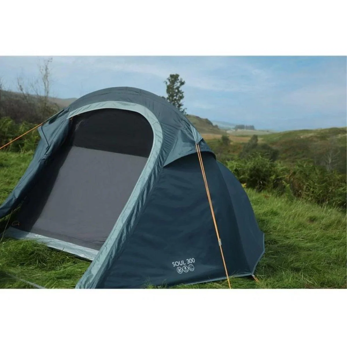 Vango Soul 300 3 Man Waterproof Adventure Tent (Deep Blue) - Image 4
