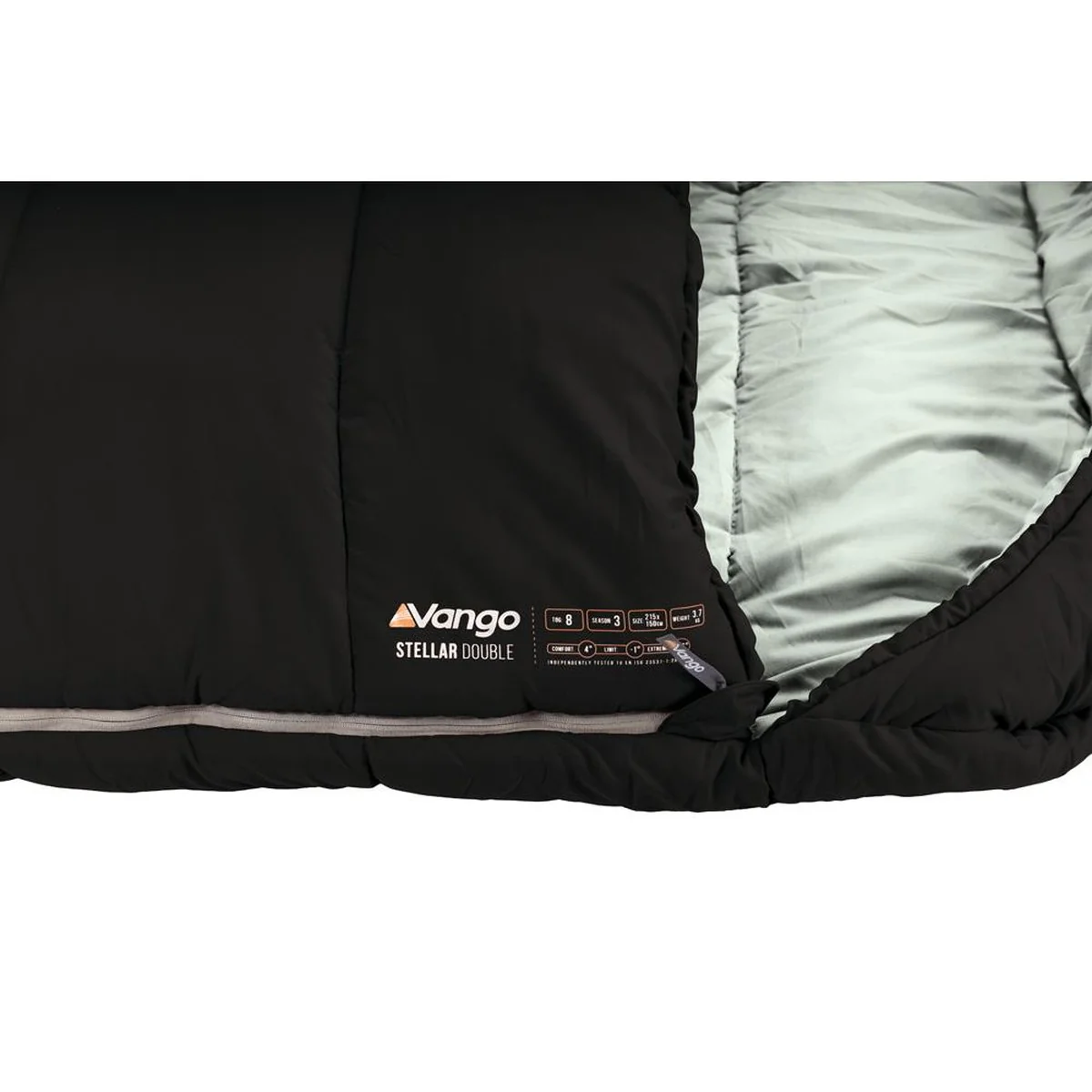 Vango Stellar Double Sleeping Bag Black - Image 3