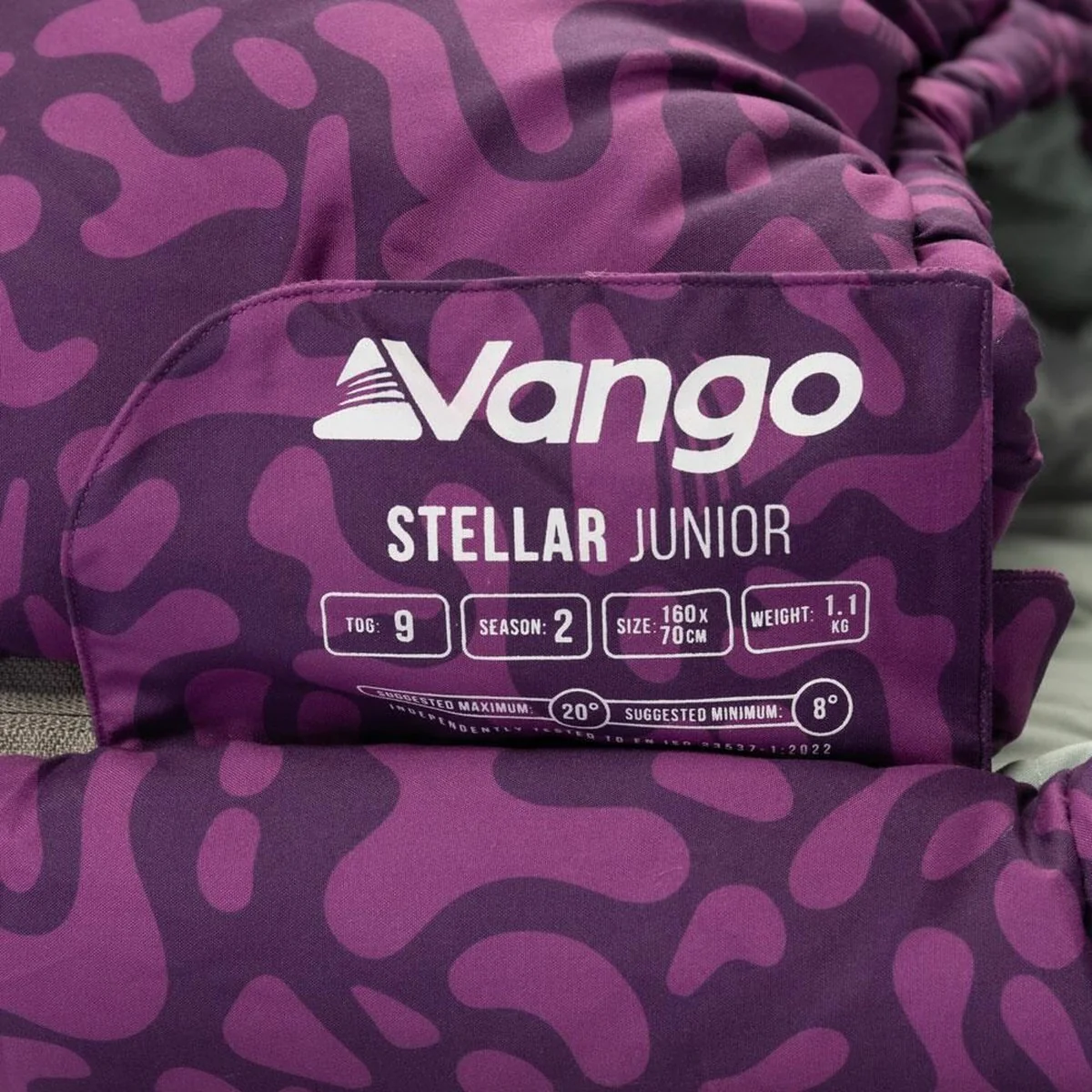 Vango Stellar Junior Sleeping Bag Byzantium - Image 6