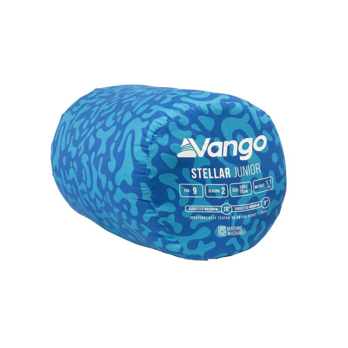 Vango Stellar Junior Sleeping Bag Junior Atlantic Blue - Image 4