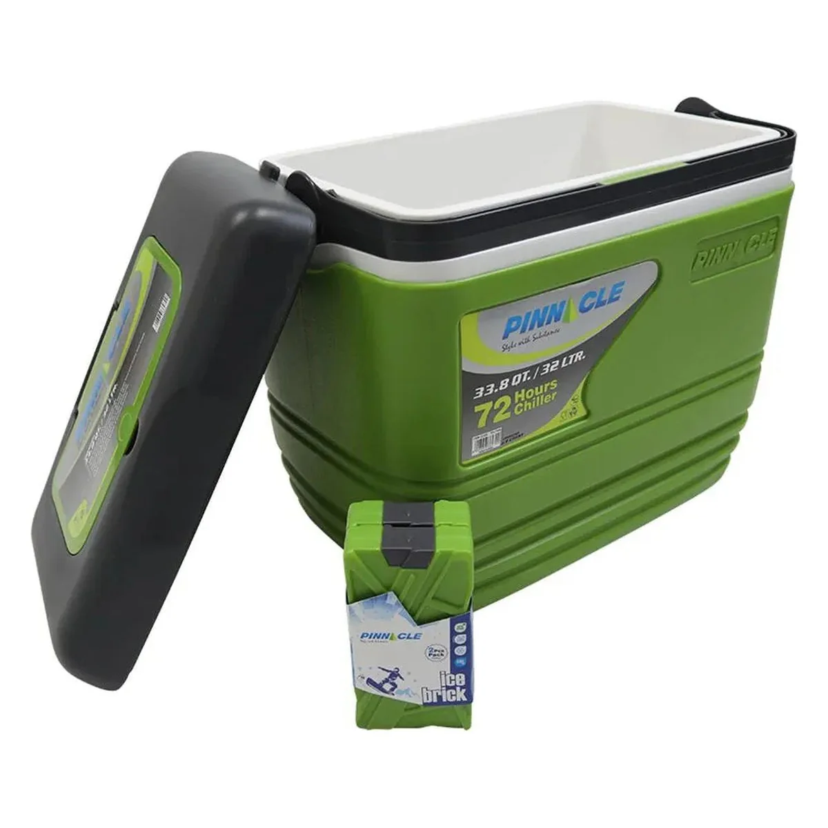 Vango Pinnacle 72Hr 5 Piece Set 32L Green Coolbox - Image 3