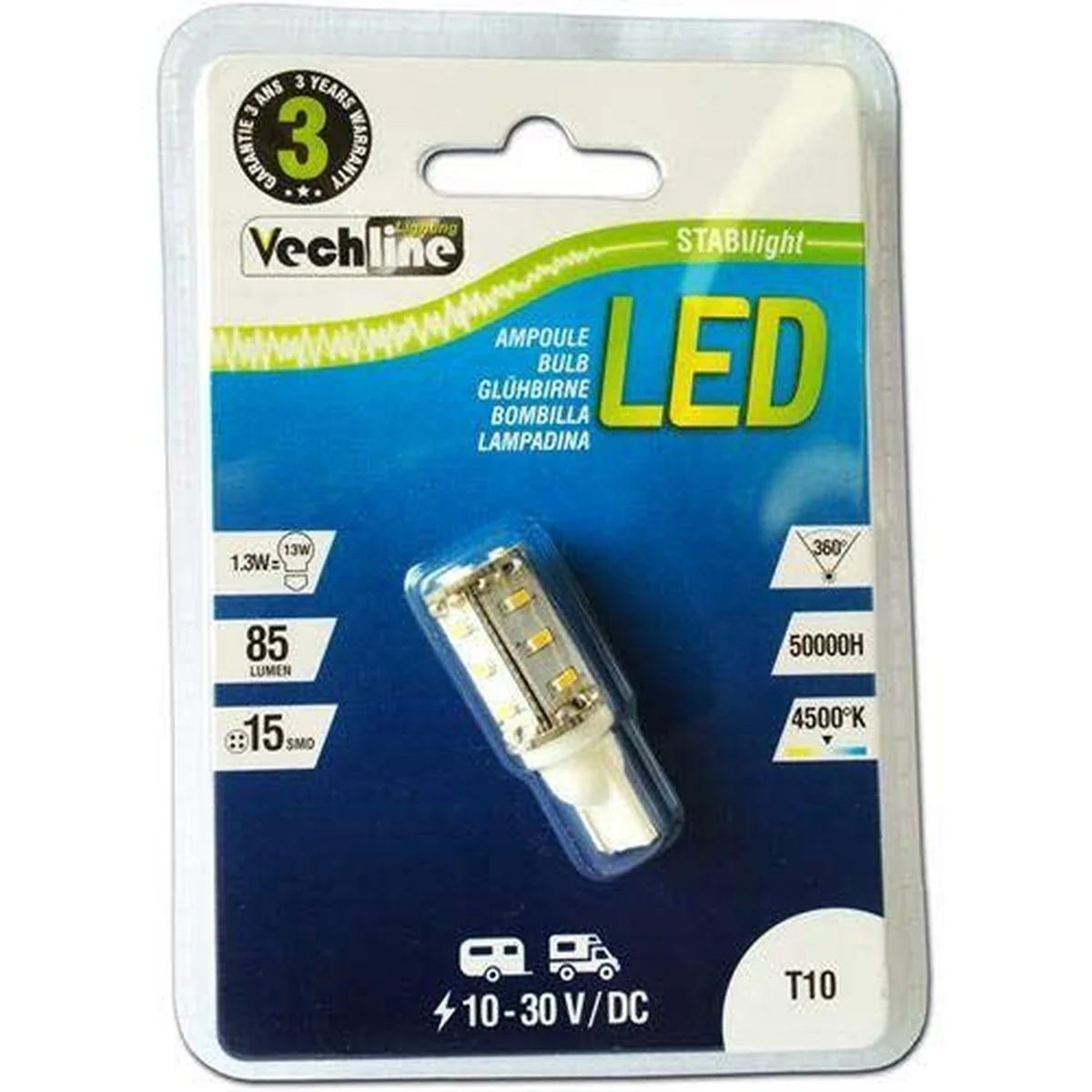 Vechline Led T10 15Smd 13W Bulb 15937185