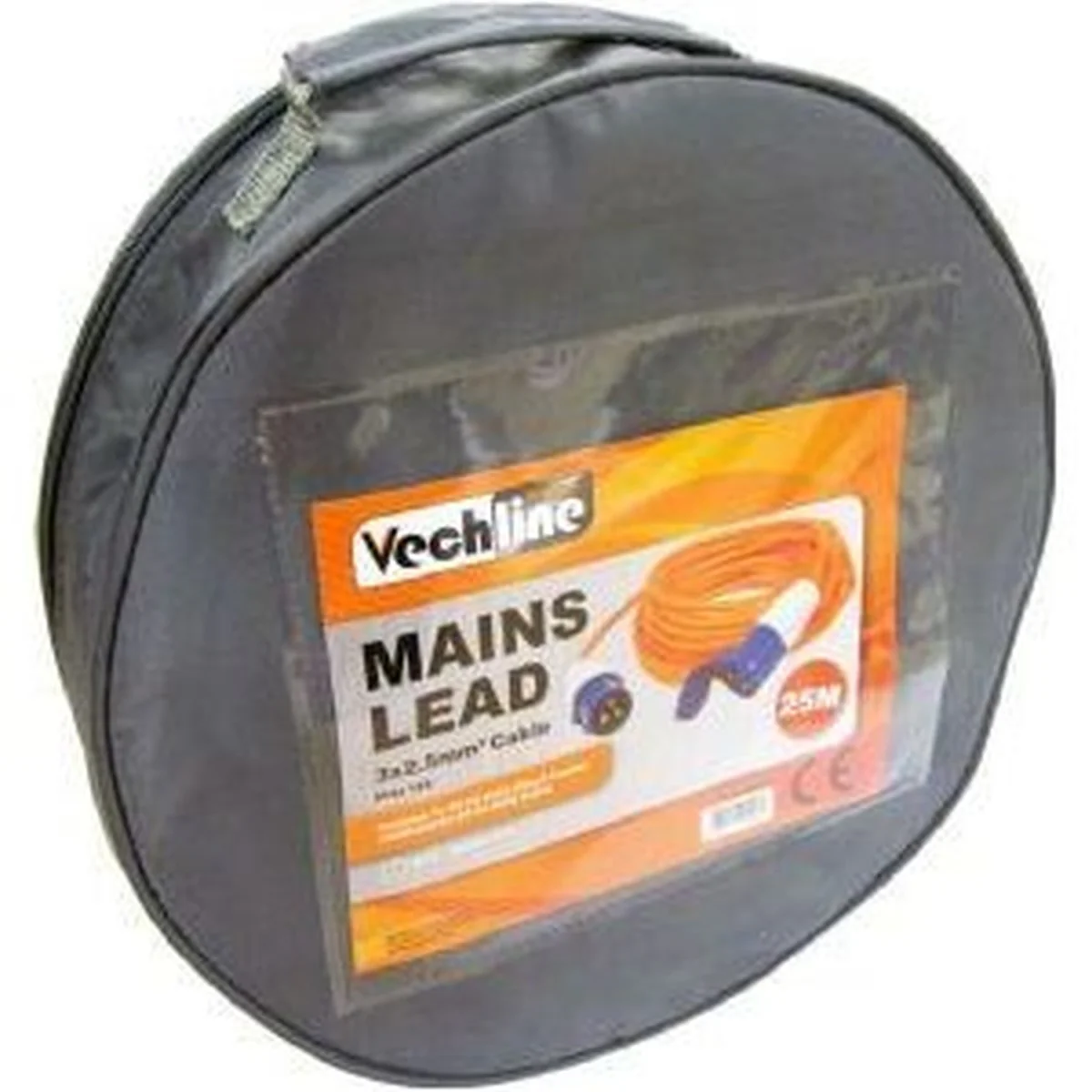 Vechline Mains Extension Lead 25M/Zipped Carry Bag QQ016162A
