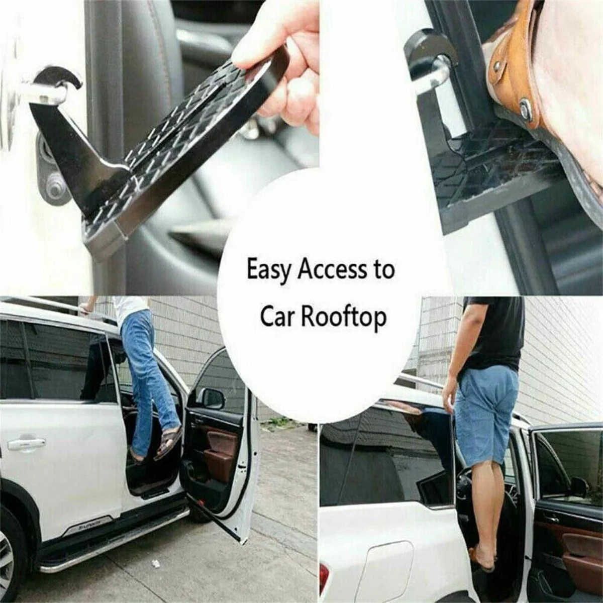 Vehicle Access Roof Of Car Door Step Rooftop Doorstep ,Latch Pedal Hook KC - Image 10