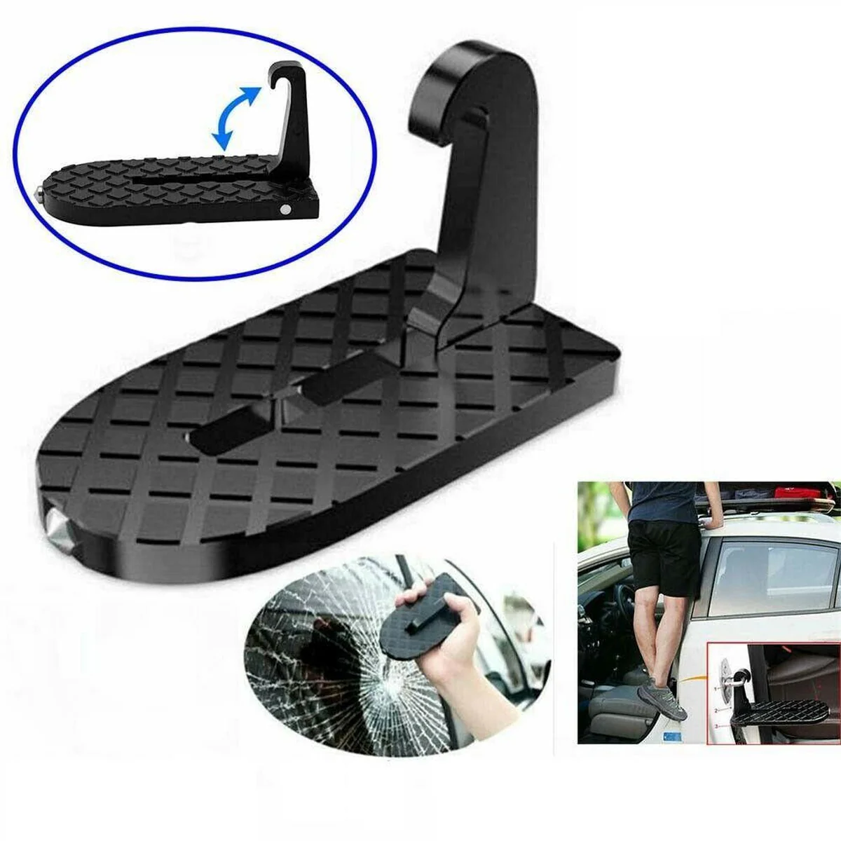 Vehicle Access Roof Of Car Door Step Rooftop Doorstep ,Latch Pedal Hook KC - Image 12
