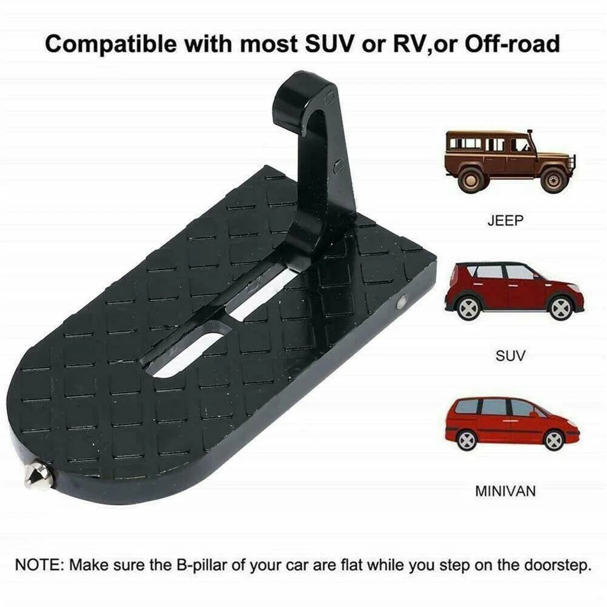 Vehicle Access Roof Of Car Door Step Rooftop Doorstep ,Latch Pedal Hook KC - Image 3