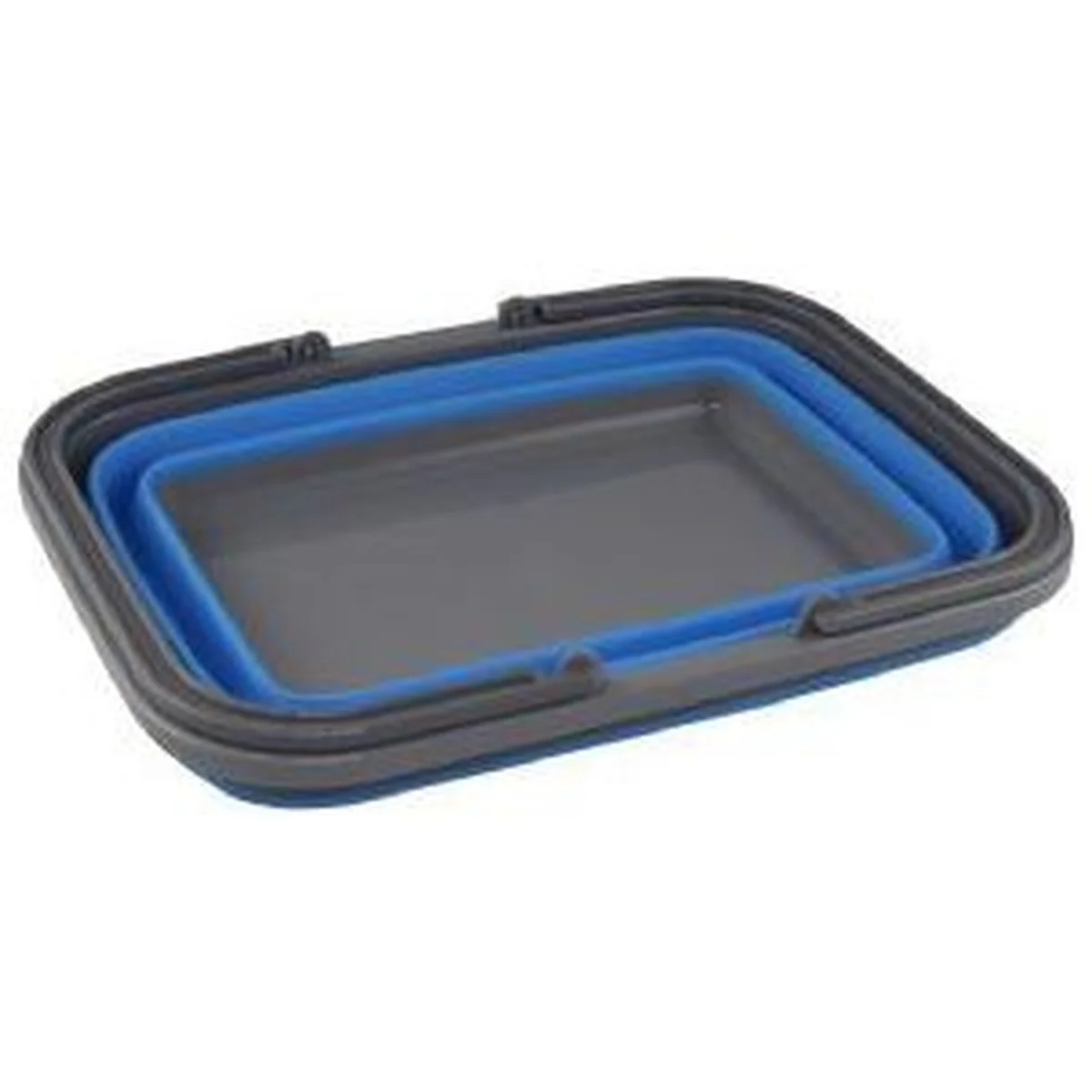 Via Mondo Basket Foldable Rect Blue/Grey 1165187 - Image 2
