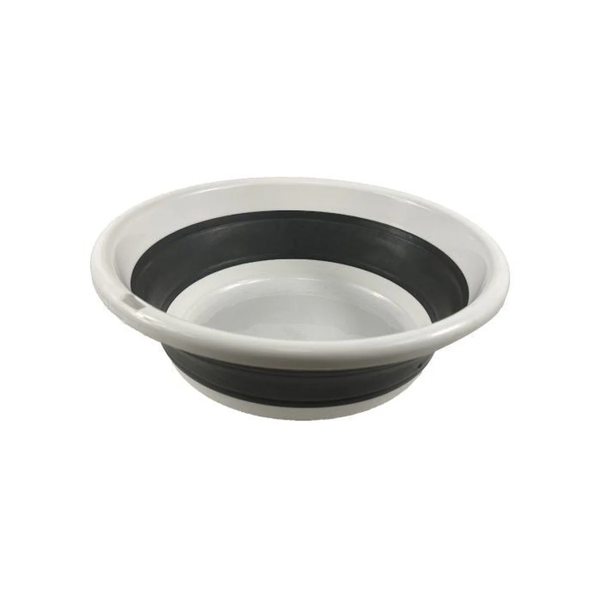 Via Mondo Collapsible Round Bowl 4.5L White/Grey