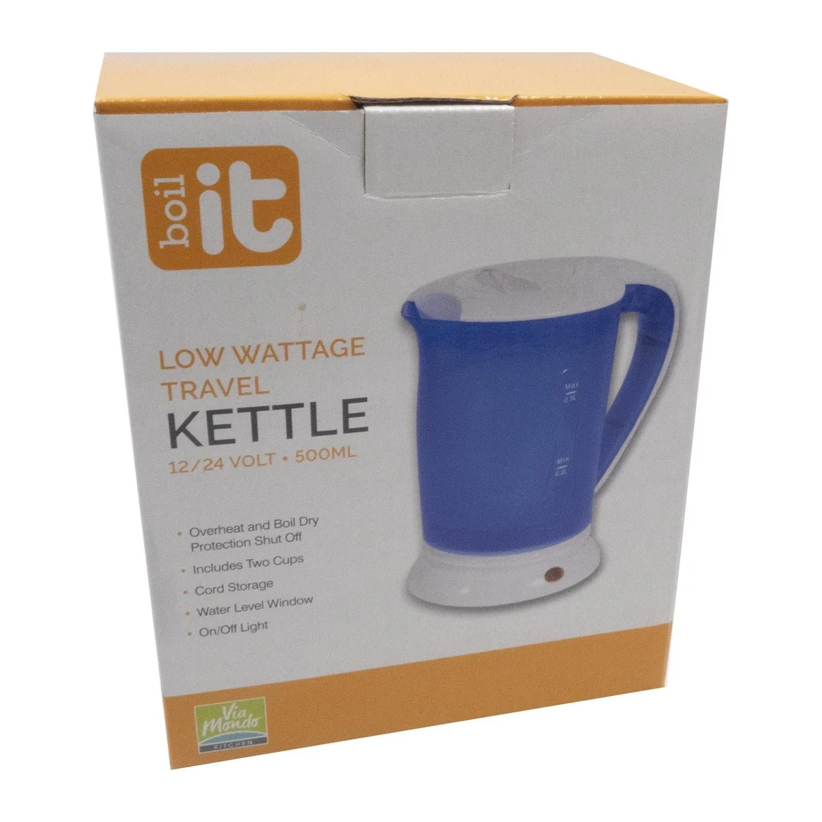 Via Mondo Boil It Travel Kettle + 2 Cups - Image 4