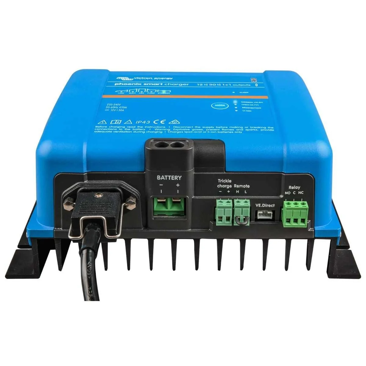 Victron Phoenix Smart IP43 Charger 1+1 (12V / 30A / 230V) - Image 2
