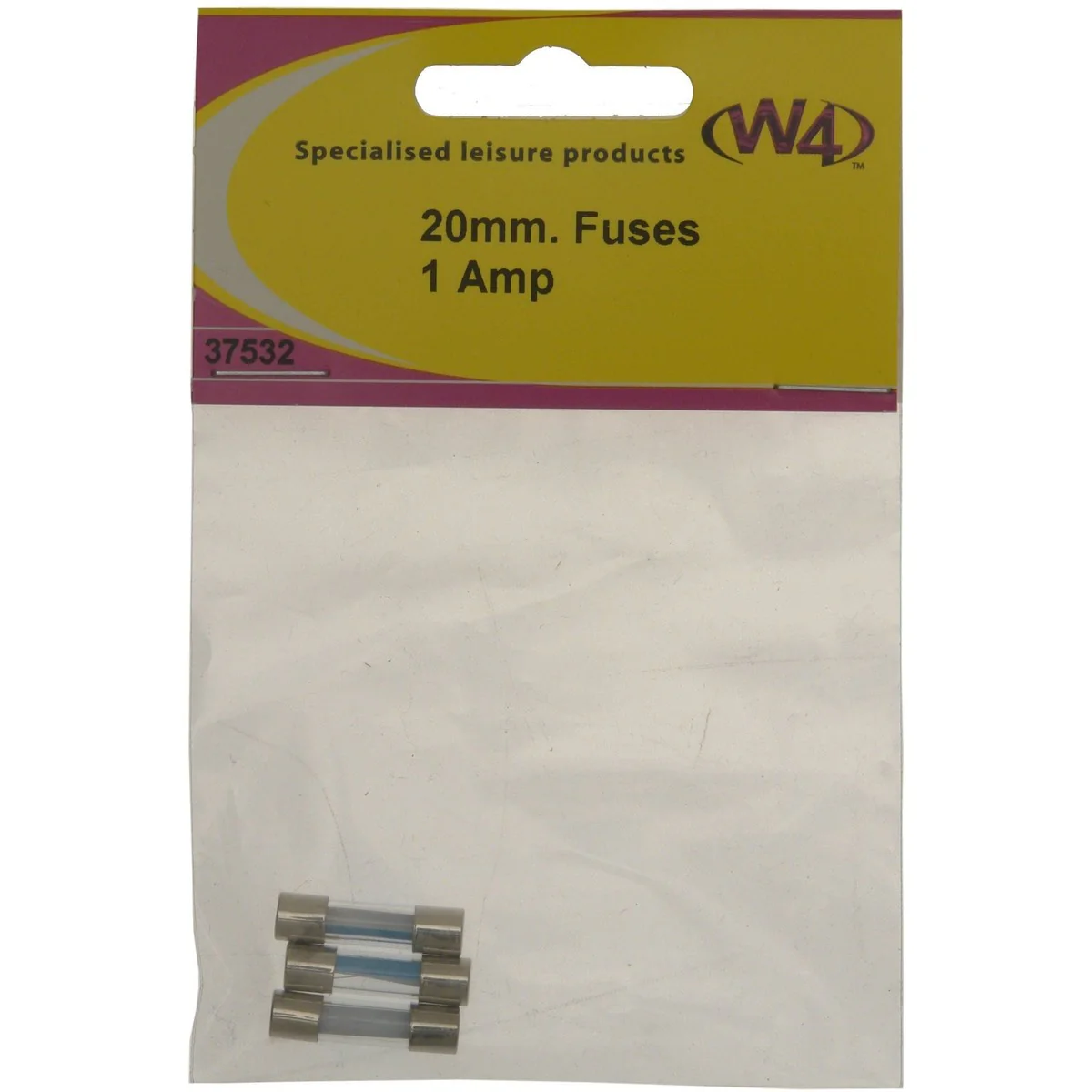 W4 Fuse 1A 20Mm X 5Mm (3) 37532