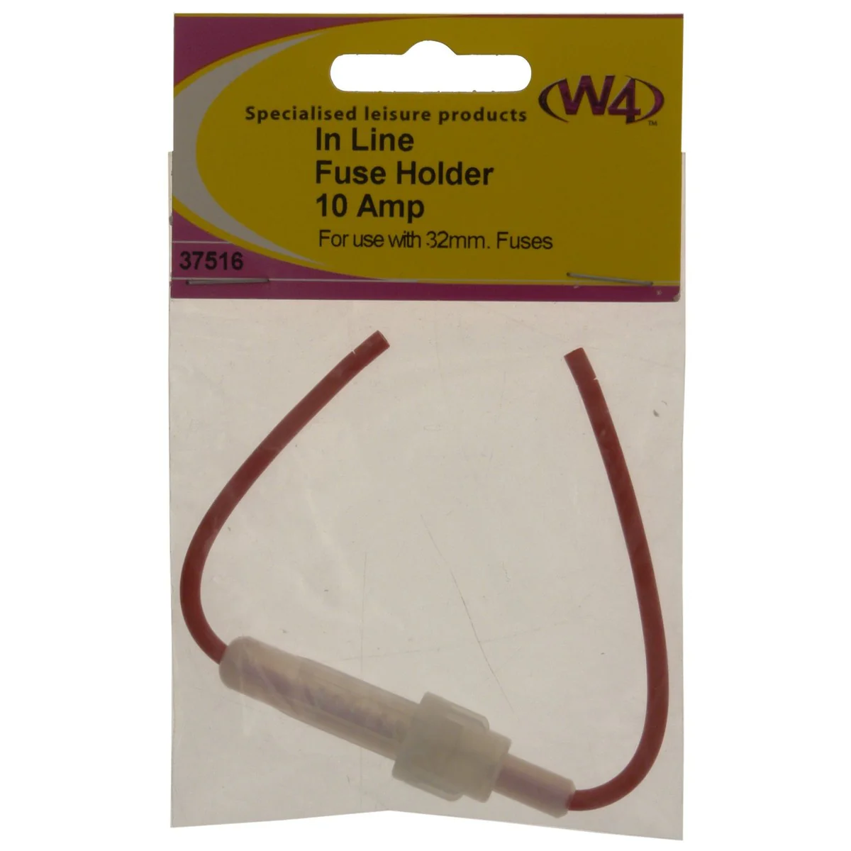 W4 In-Line Fuse Holder 10A 37516 - Image 2