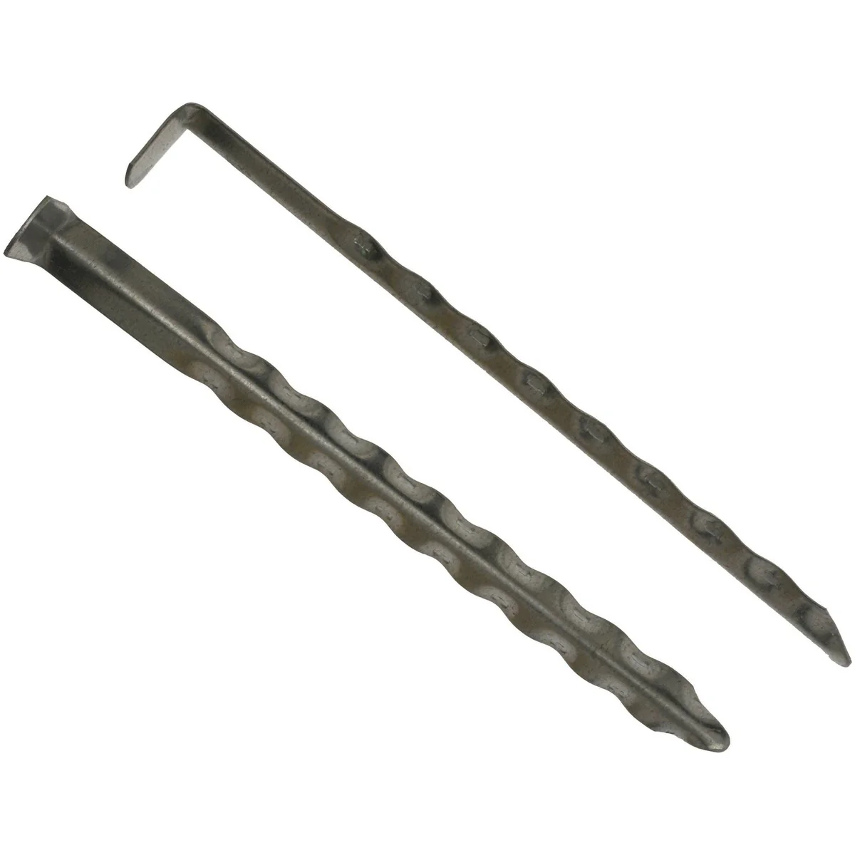 W4 Rippled angled tent peg 8in 37696
