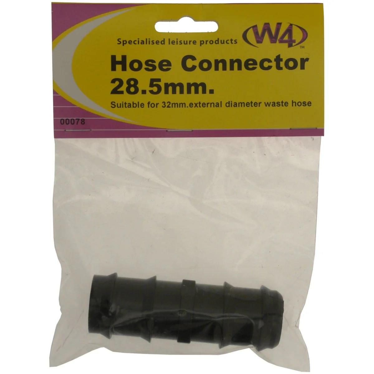 W4 Straight Connector 285Mm 00078