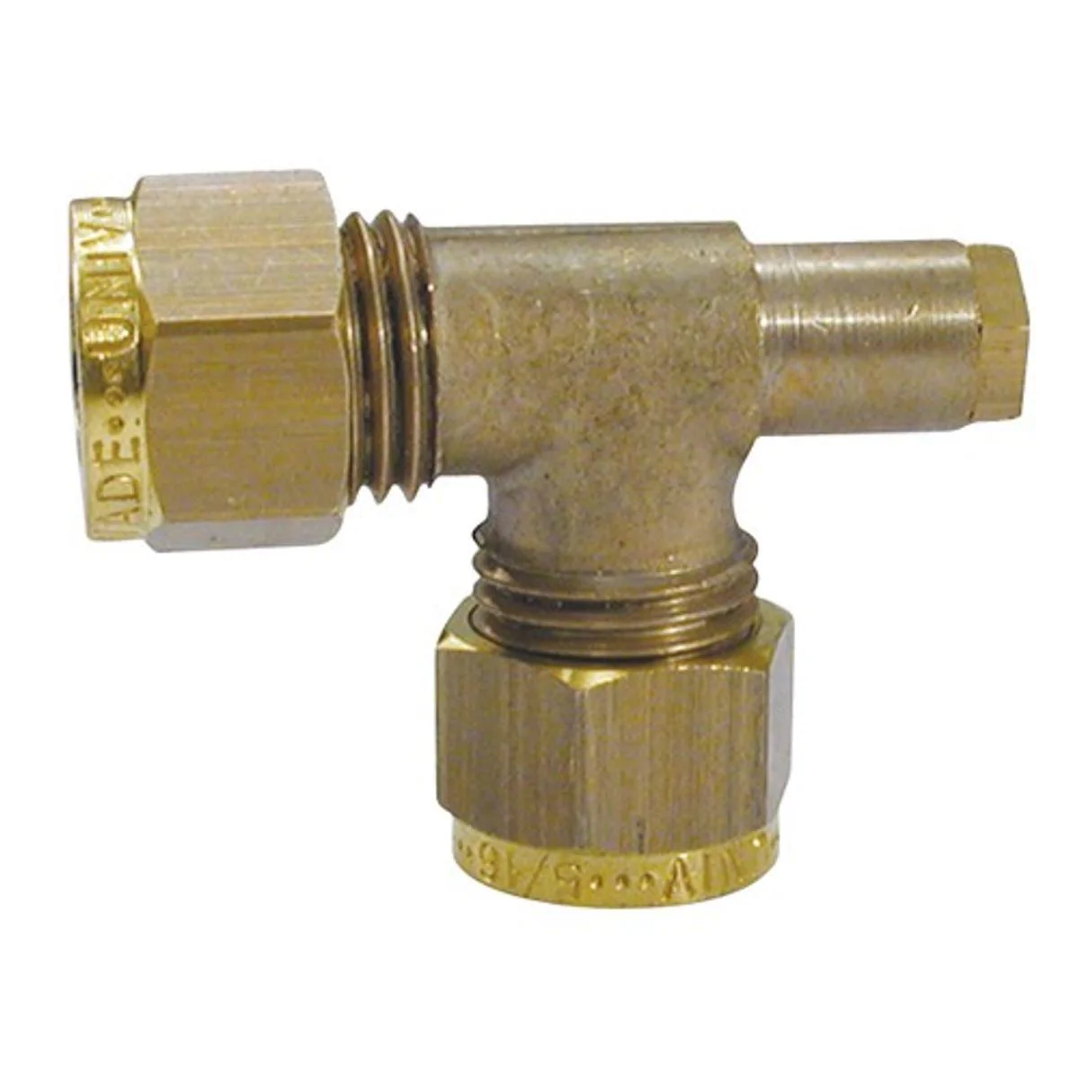 Wade Gas Test Point Elbow 5/16" x 5/16" for Motorhomes