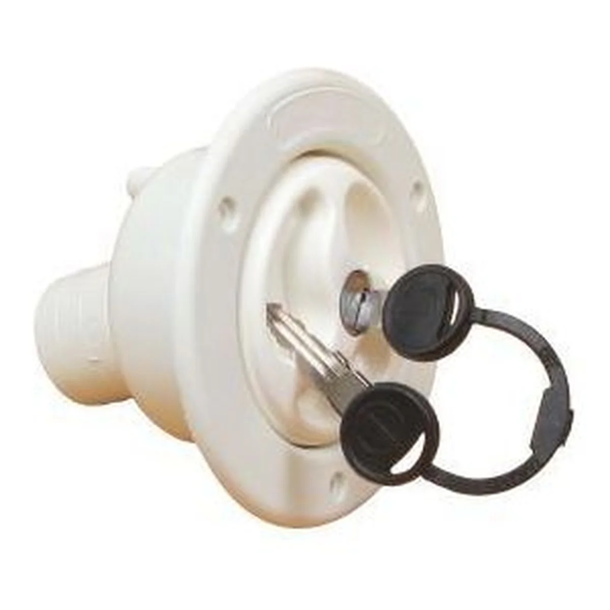 Water Fill Cap Assembly White Inc Barrel & Keys 803469B