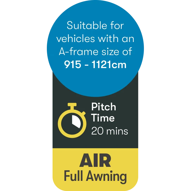 Westfield Pluto 2.0 Caravan Air Full Awning - Image 9