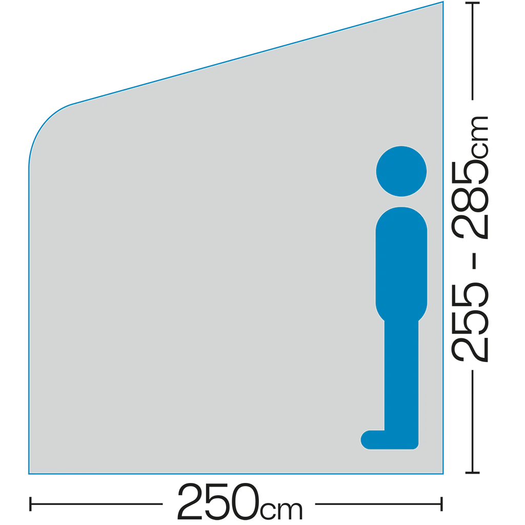 Westfield Vega 2.0 High 330 Motorhome Air Porch Awning (260 – 285cm) - Image 6