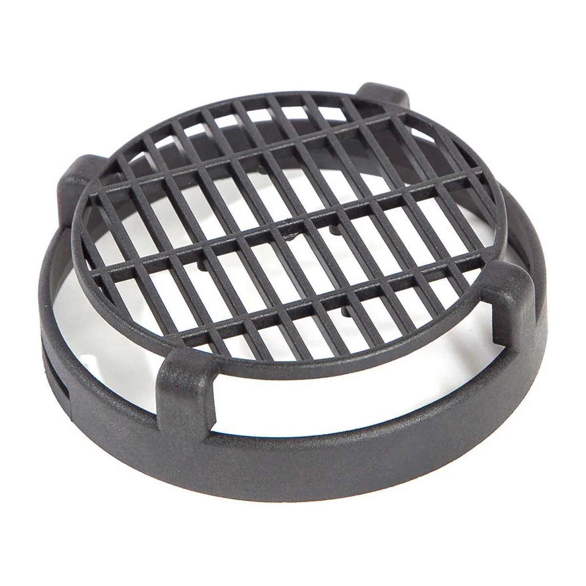 Whale Air Duct Fitting Fixed Grille 90mm Black