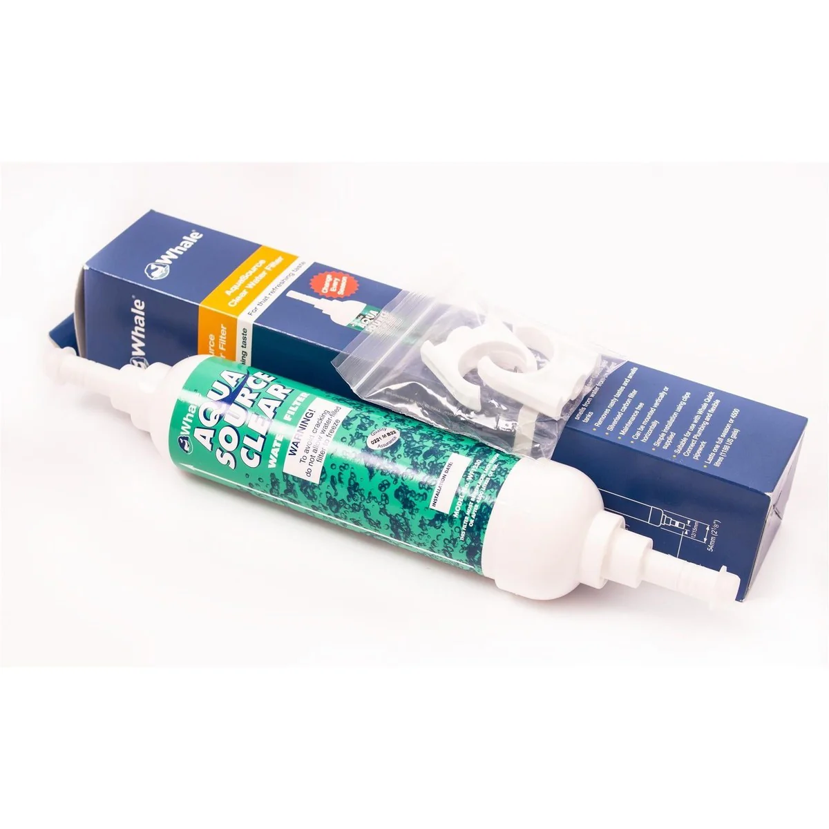 Whale Aqua Source Clear Water Filter 12mm Caravan Boat Motorhome WF1230